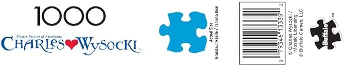 Buffalo Games - Charles Wysocki - Lady Liberty's Independence Day - 1000 Piece Puzzle - Challenging Puzzle Perfect for Game Nights