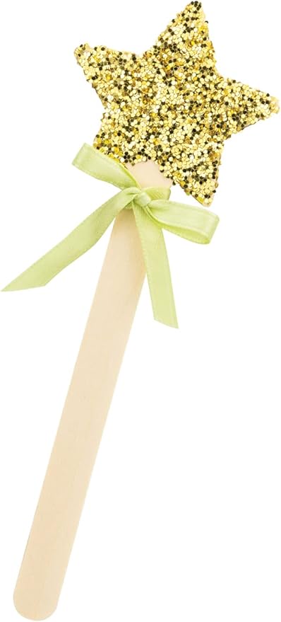 Hygloss Natural Wood Popsicle Sticks - Craft Stick - Great for Arts and Crafts - Patriotic Class Activity - Star Shape - 6.25 Inches High - 6 Pcs