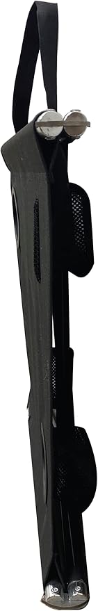 Neso Portable Beach Table with Cup Holders, Cell Phone Pockets, Lightweight for Picnics and Parks (Black)