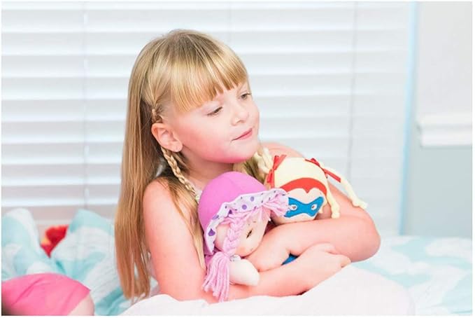 DIBSIES Personalized Sweetheart Cuddle Doll - 14 Inch (Purple)