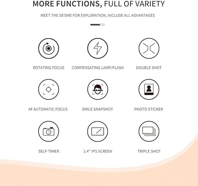 Kids Camera,Kids Digital Camera with Rotating Zoom Lens,1080P HD Digital for Kids with Flash,32GB SD,Christmas Birthday Gifts for Girls Boys 3-12 (Yellow, D6S)