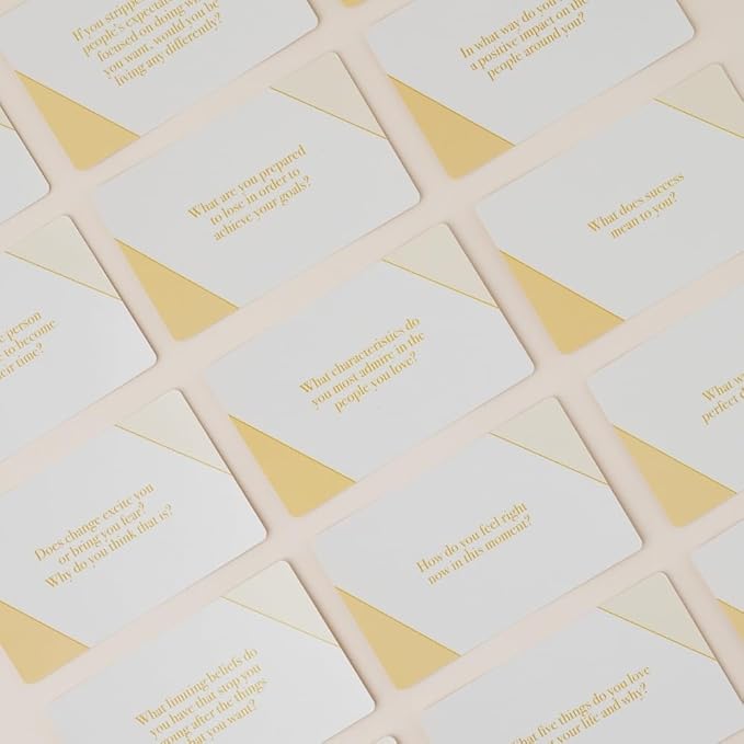 Mind Cards: Journal Edition | 45 Guided Journal Prompts for Self-Discovery, Creativity & Personal Growth | Journaling Gift for Writers & Thinkers