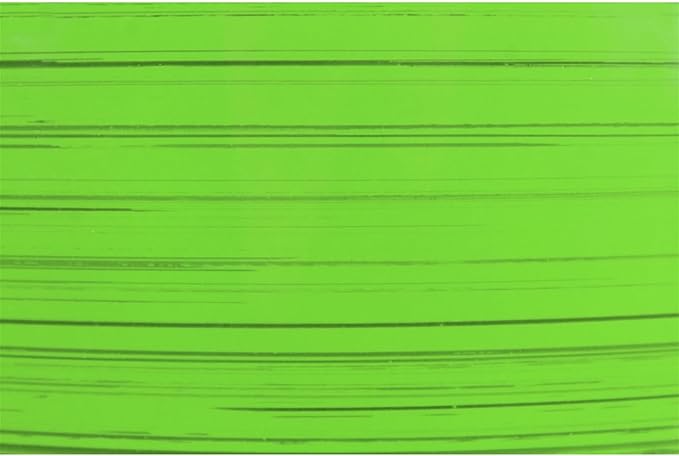 Garden Elements Indoor/Outdoor Glazed Brushed Happy Plastic Planter, Large, Bright Green, 15"