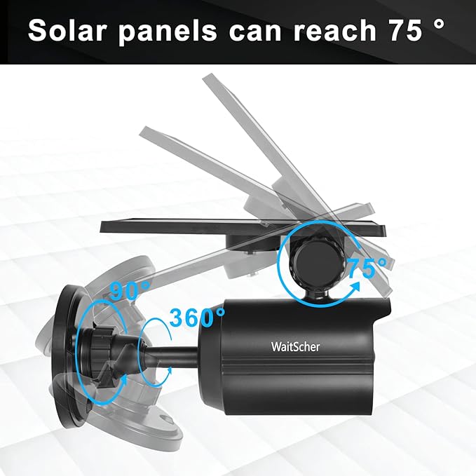 Solar Lights Outdoor Motion Sensor IP67 Waterproof 360° Rotatable Solar Powered Flood Lights for Barns Garden Driveway Path Landscape Yard(1pack)