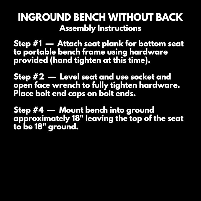 Heavy-Duty Outdoor Bench Thermoplastic Coated, Expanded Metal, Commercial-Grade Seating, Made in America (Inground Without Back, 6 Ft, Textured Dark Blue)