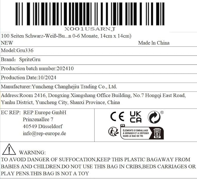 100 Pages Black White Colorful Baby Visual Stimulus Flashcard, 50 PCS High Contrast Baby Flashcards Sensory Toys for Newborn Infant Gift (2 Levels 0-6 Months, 5.5” X 5.5”)