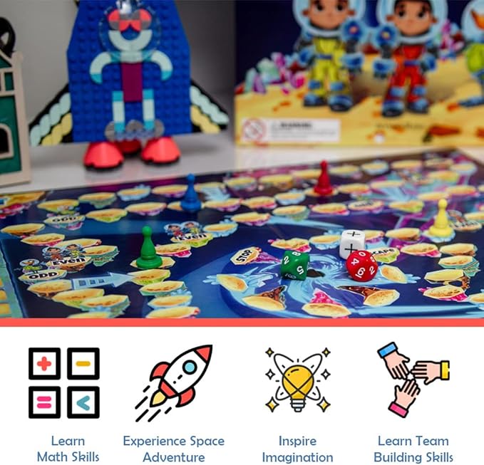 Sums in Space - Addition and Subtraction Games - Kindergarten and First Grade Educational Math Games for Kids 5-7