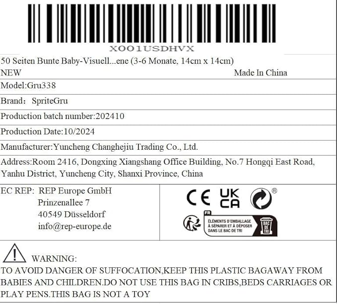 50 Pages Colorful Baby Visual Stimulus Flashcard, 25 PCS High Contrast Color-Coded Cards Educational Sensory Toys for Newborn Infant Gift (3-6 Months, 5.5” X 5.5”)