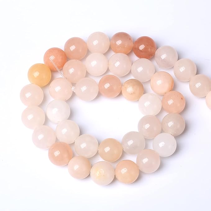 6MM 60PCS Natural Stone Pink Aventurine Loose Beads for Jewelry Making DIY Bracelet