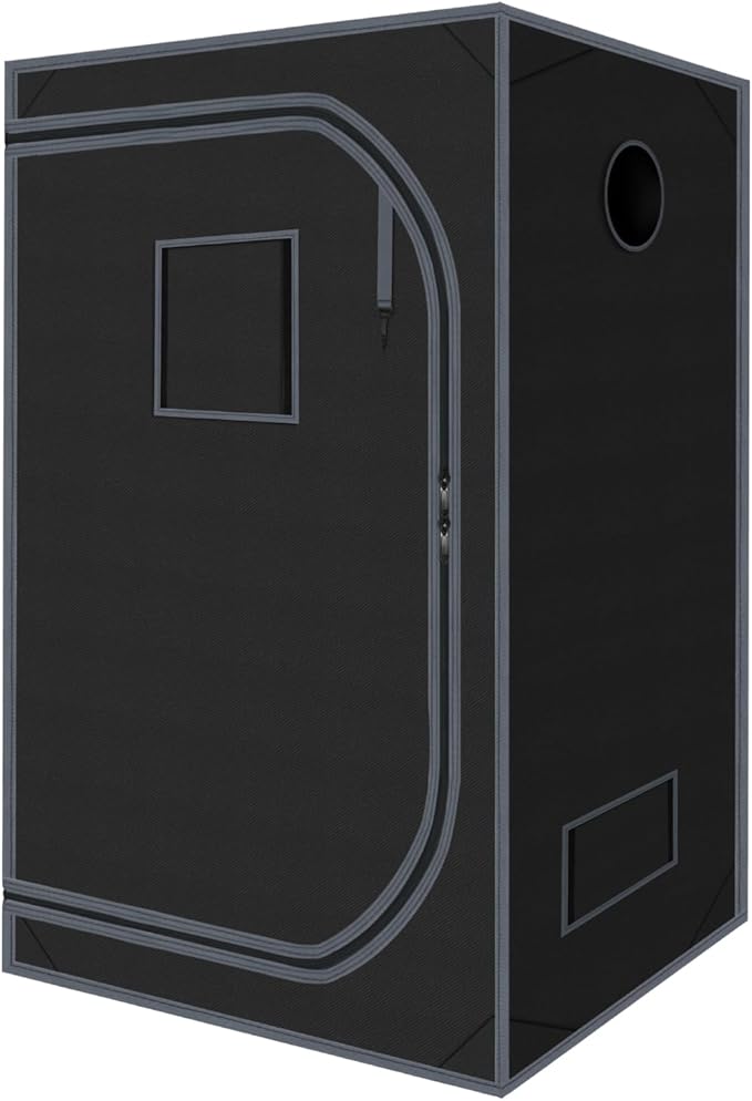 Grow Tent 48"x48"x78" Growing Tents for Indoor Plant 600D Mylar Hydroponic High Reflective Grow Tent for Plant Fruit Flower Veg Growing 4x4