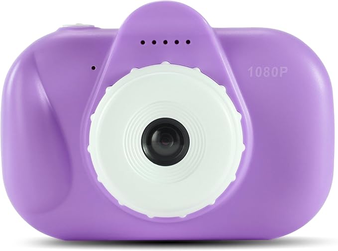 Kids Camera, Dual Lens Digital Camera for Boys and Girls Age 3-12, Shockproof Case Toddler Camera with Photo Effects