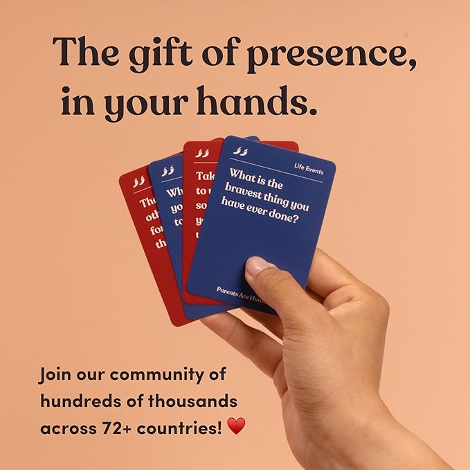 Parents Are Human, Relationship Cards, Get to Know Each Other Better, Parents, Adults, Families, & Teens Relationship Building, Light & Deep Questions, 70 Questions & Activity Cards, English + Russian