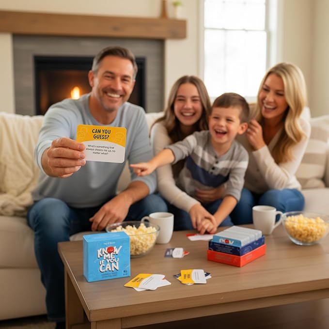 Big Life Journal - Know Me If You Can Connection Game, Fun Family Game for Kids, Teens & Adults, 160 Cards to Spark Conversation, Build Emotional Intelligence & Create Lasting Memories