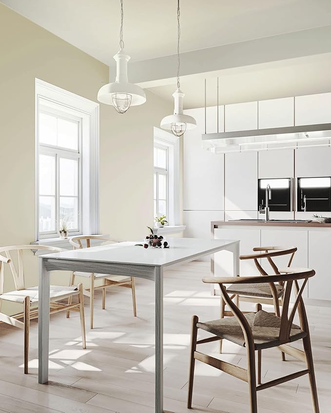 Dimoon 394''x17.7'' White Peel and Stick Wallpaper Contact Paper Modern Self Adhesive Wall Paper Removable Renter Friendly Textured Solid Color Shelf Cabinet Vinyl Roll (394''x17.7'',Cream White)