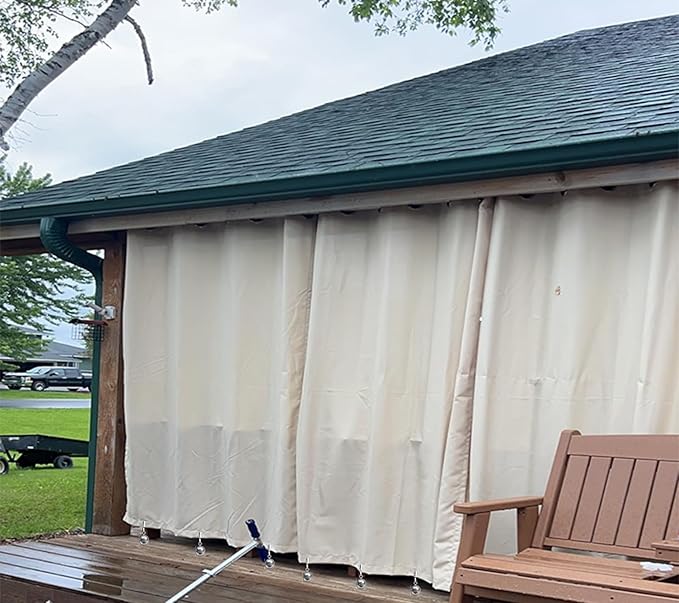 12 Pack Heavy Duty Curtain Weights, Heavy Weights for Outdoor Curtains of Pergola Patio Gazebo Cabana, Stainless Steel Weight Clip Down Curtain, Garden Flag, Shower Curtain, Tablecloth