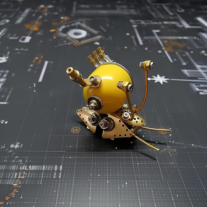 Mechanical Metal DIY 3D Insect Brass Puzzle (Snail-Y)