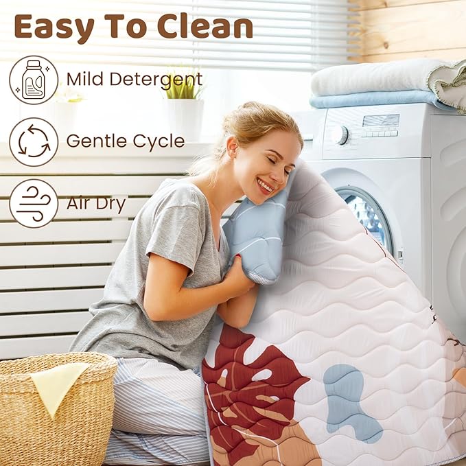 Baby Play Mat, 50x50 Playpen Mat, Thick Soft Foam Playmats for Baby, Foldable and Washable Baby Crawling Mat for Floor(Desert)