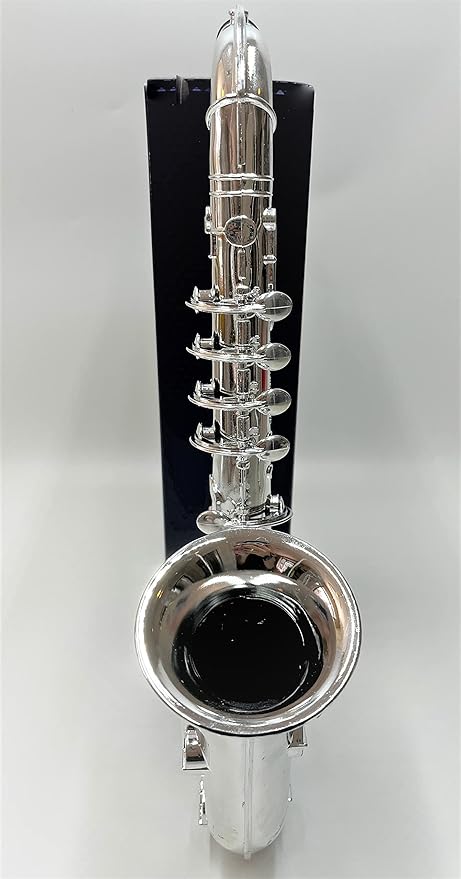 My First Toy Saxafone for Kids in Silver Finish with Standard Keys is a Great Learning Kid Toy Instrument and Teaching Tool for Children Ages 3+ BPA Free.