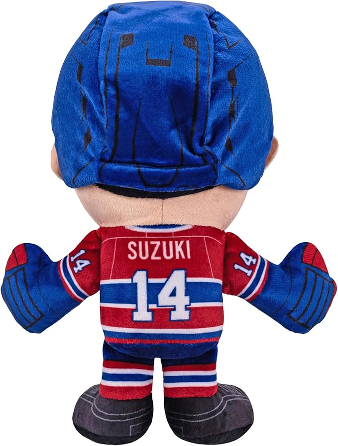 Bleacher Creatures Montreal Canadiens Nick Suzuki 8" NHL Kuricha Plush - Soft Chibi Inspired NHL Superstar
