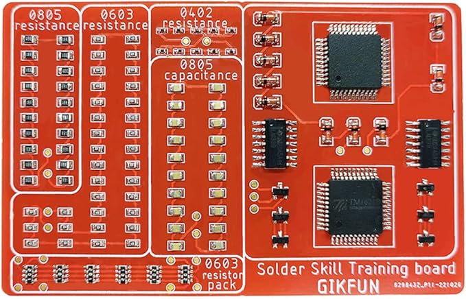 Gikfun Soldering Practice Kit SMD SMT Welding Skill Training Board DIY for School Learning Project GK1023