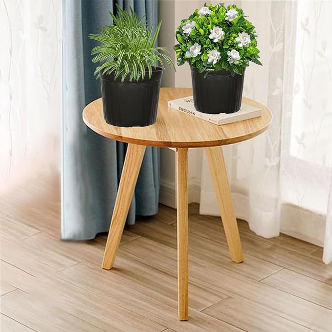 24-Pack 3 Gallon Flexible Plastic Plant Pots with 30Pcs Plant Labels,Thickened Soft Seed Starting Container for Indoor Outdoor Plants, Seedlings, Vegetables, Succulents and Cuttings