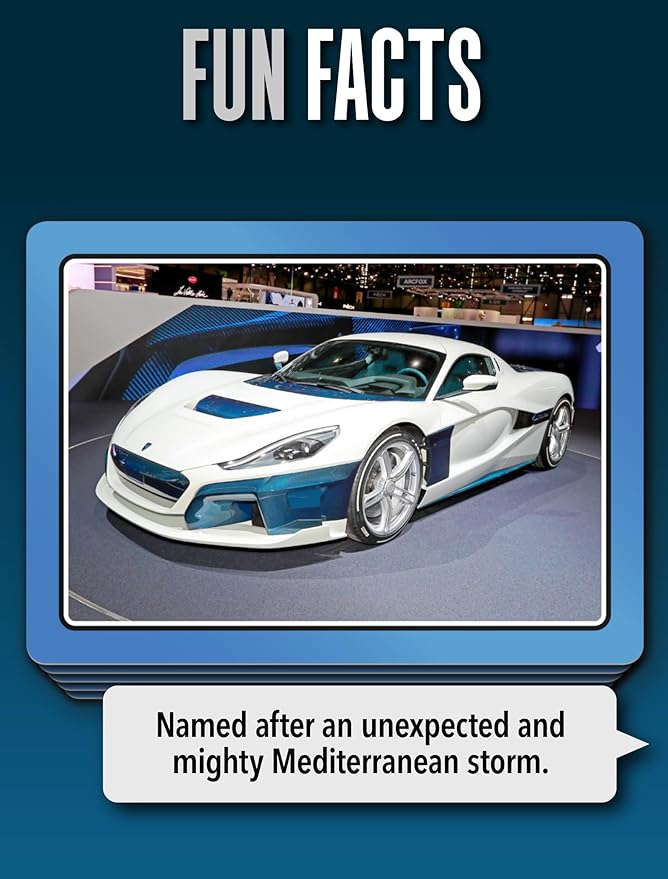 Cars Card Games - Matching Pairs, Snap, Trumps, Rummy, Happy Families (8 Games To Play) | Age 5+, 1-8 Players | Fun Family Travel Card Games and Gifts for Adults & Kids, Boys & Girls