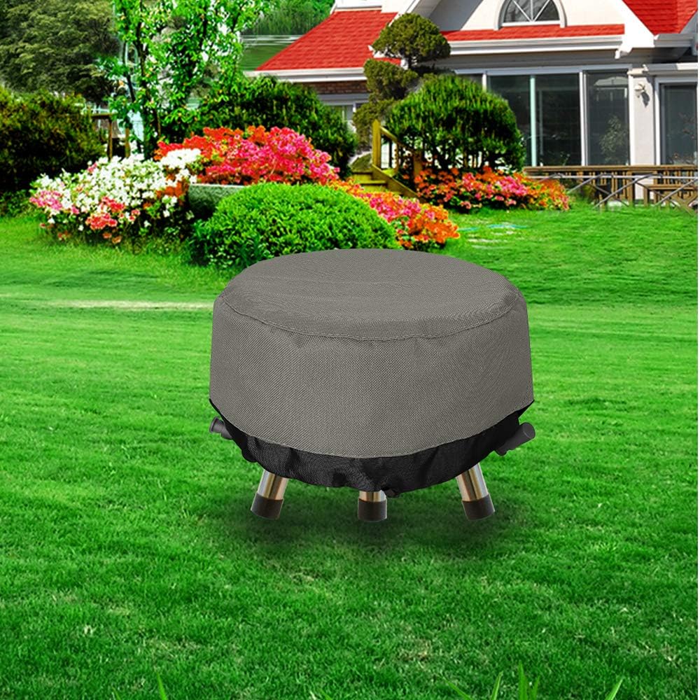 Fire Pit Cover 32 Inch, Heavy Duty Round Patio Fire Bowl Cover, Waterproof and Weatherproof, 32''Dia x 16''H