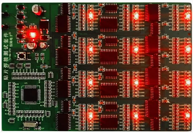 Gikfun Advanced DIY SMD/SMT Soldering Practice Kit - Electronics Engineer Student Skill Training Board with Components EK2165