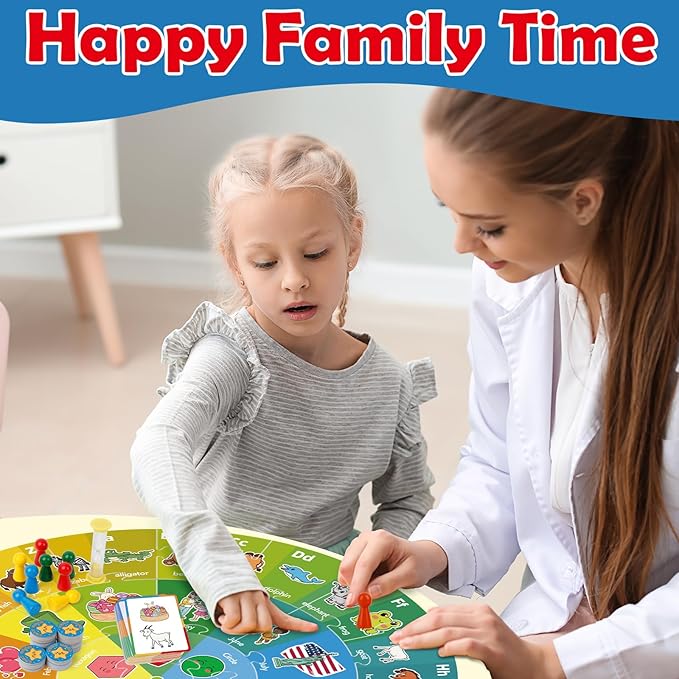 Floor Puzzle,Jigsaw Puzzles,Animal Puzzle for Kids,Alphabet Learning Toys,ABC Letter Games for Kindergarten,Memory Matching Game,Family Board Game,Toddler Educational Toys,Preschool Activities