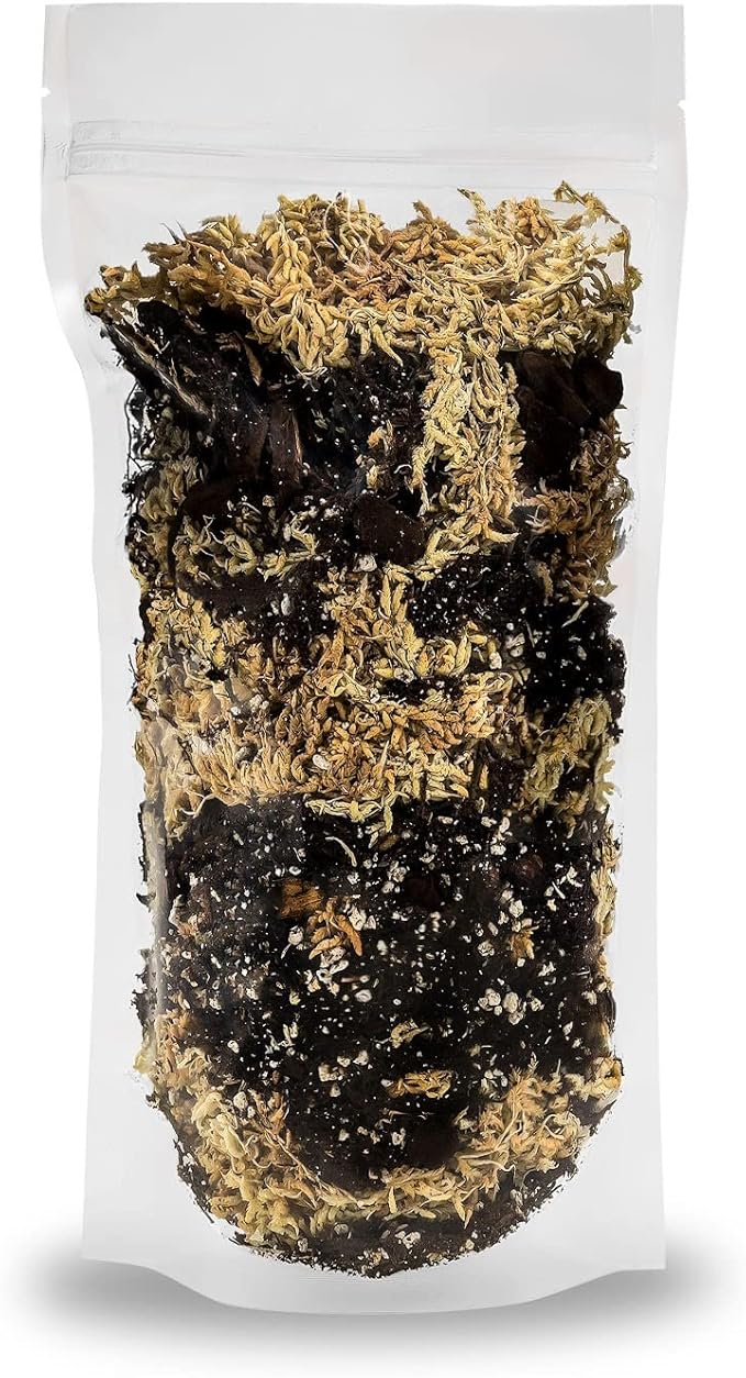 Premium Orchid Mix by GARDENERA | Fern + New Zealand Pine Bark + Sphagnum Moss + Perlite | Best for Growing and Repotting Orchids - 3 Quart Bag