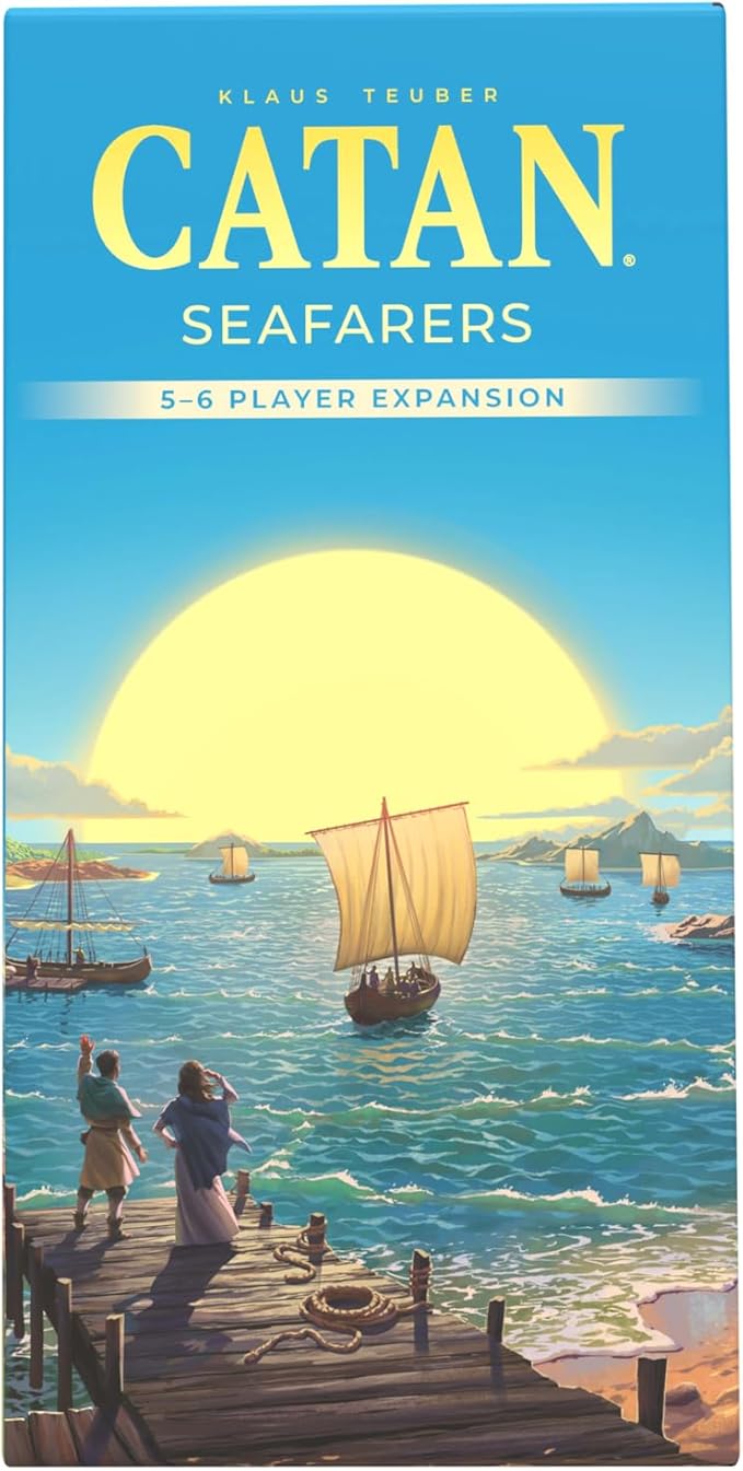 CATAN Seafarers 5-6 Player Board Game Expansion (6th Edition) Add More Players to Your Adventure, Strategy Game for Kids & Adults, Ages 12+, 3-6 Players, 60-90 Minute Playtime