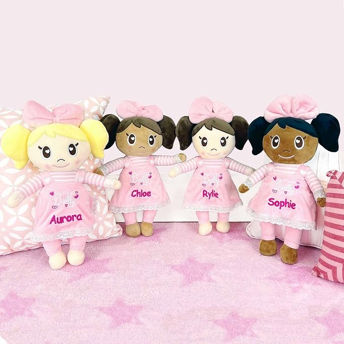 DIBSIES Personalized My First Dolly (Black Hair)