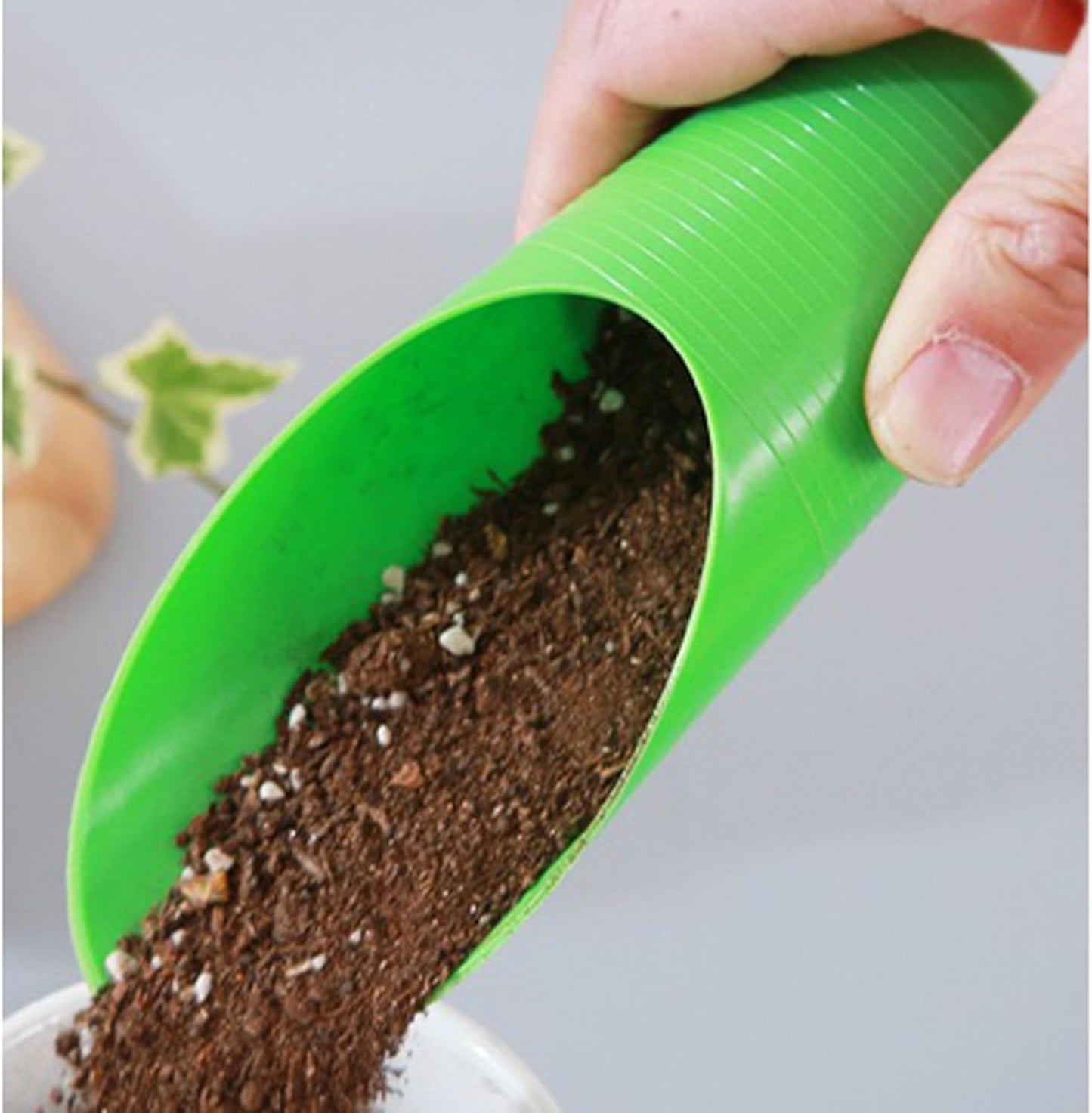 9 PCS Pcs Bonsai Soil Scoops Plastic Garden Shovels Garden Tool Bucket Shovel Colorful Small mini Potting Scoop,Suitable for Flower Planting