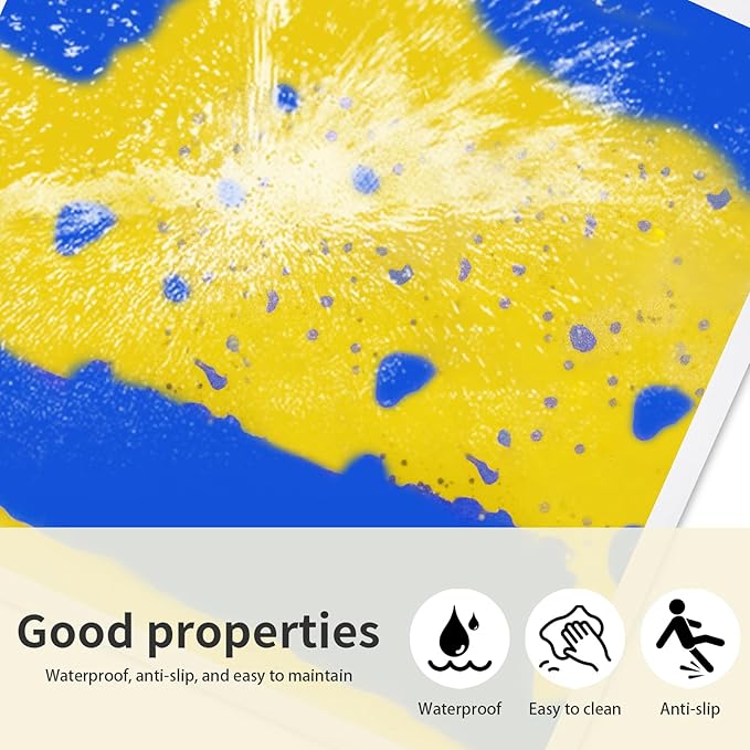 Liquid Lava Tiles for Kids: 11.8x11.8 in Educational Play Mat with Non-Slip Base Develop Motor Skills & Creativity for Children 3-12 Years(6PTFG2