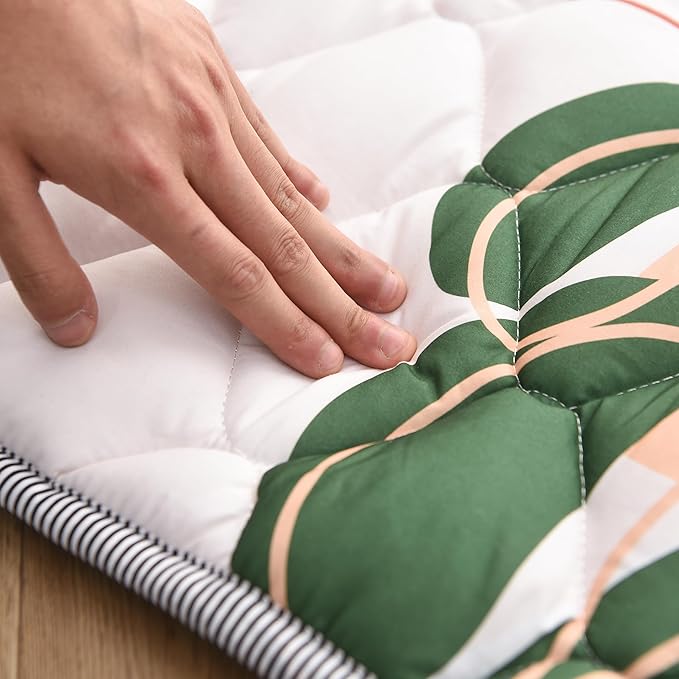 Baby Play Mat 71x59 Inch, Thickened Soft Floor Mat for Playpen, Machine Washable Foam Crawling Mat with Non-Slip Bottom for Babies and Toddlers, Foldable Padded Playmat