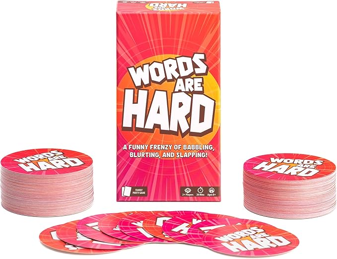 Words are Hard - Party Games - Family Card Games - for Kids 8 and up - for Adults - Family Game Night - Travel Game - Laugh Out Loud