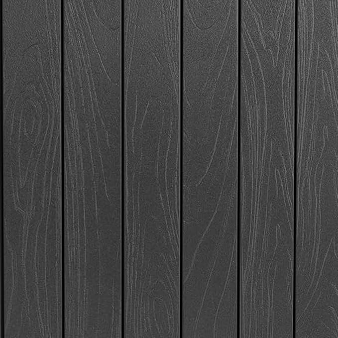 NUNU LAB 180 Gallon Outdoor Storage Box,Large Resin Sturdy Deck Box, Backyard Outside Storage Box Waterproof with Double Wall Panels,Package Delivery Garden Hose Storage Bin Outdoor Tool