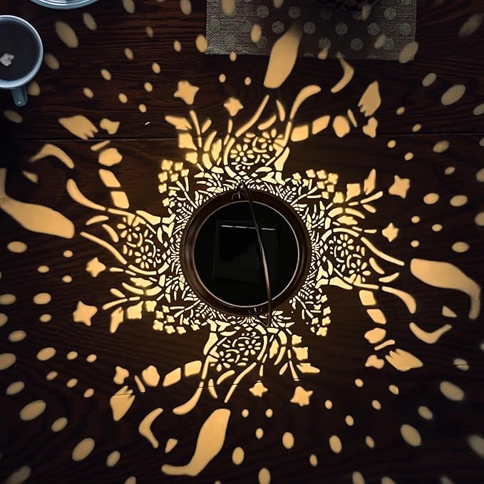 KY&BOSAM Pet Dog Memorial Solar Lights Outdoor Garden Decor Solar Lanterns Outdoor Waterproof Metal Light Memorial Gift, Pet Loss, Pet Sympathy, Thoughtful Dogs and Cats Remembrance, Bereavement Gift