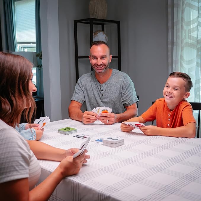 SLAPZI - The Fast-Matching, Card-Slapping Game, Match Picture Cards to Clue Cards and Slap Down Your match, Fast, Fun and Easy, Perfect For Family Game Nights & Parties. For 2-8 Players, Ages 8+