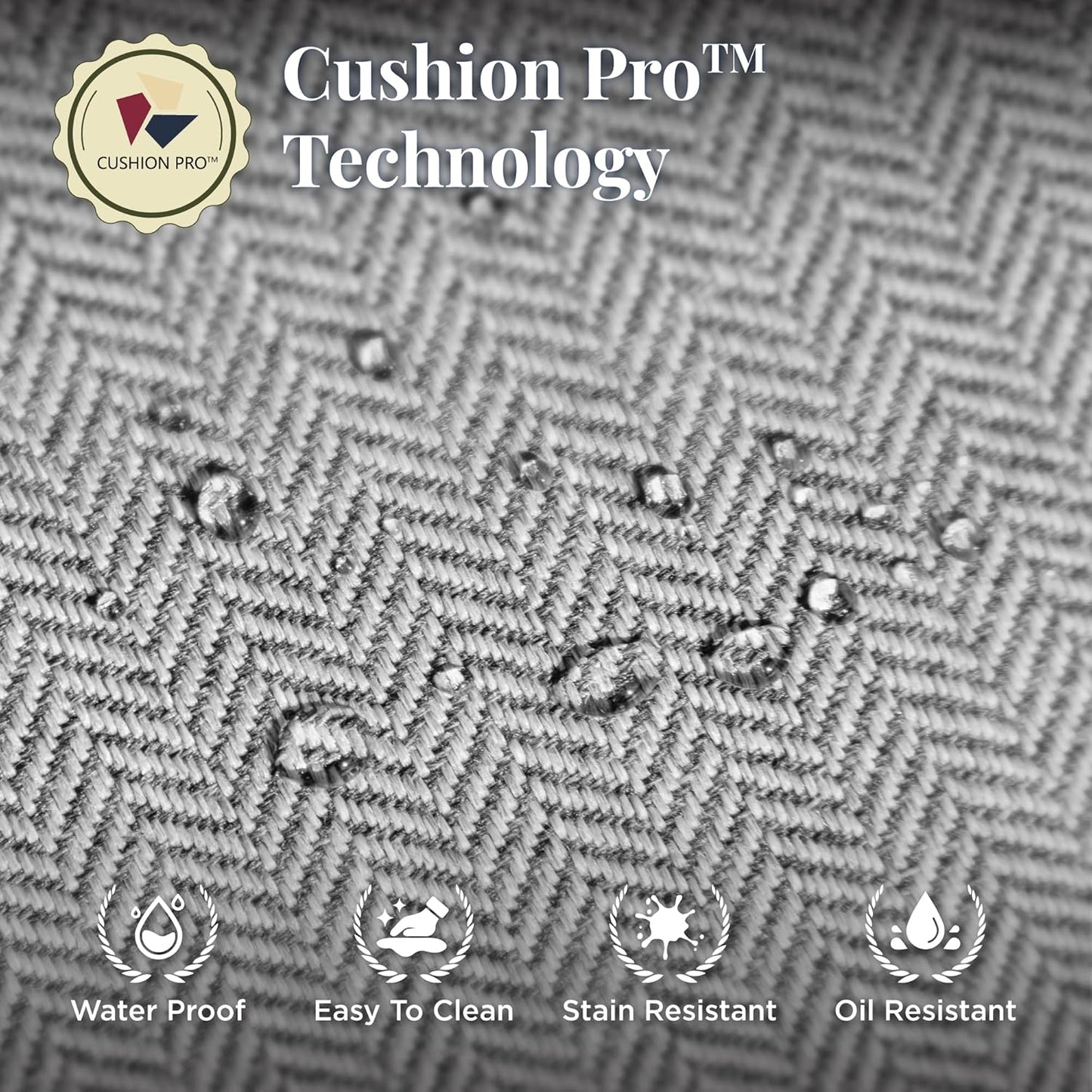 Patio Furniture Sofa, 3-Seat Patio Sofa Steel Frame Outdoor Sectional Couch with Deep Seating and 5.75” Cushions for Lawn Backyard Porch Deck, Grey