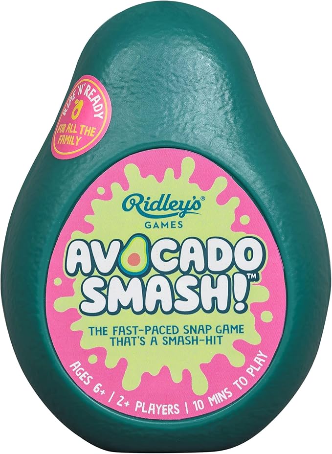 Ridley's Avocado Smash! 71 Piece Family Action Card Game with Storage Case,1 ea