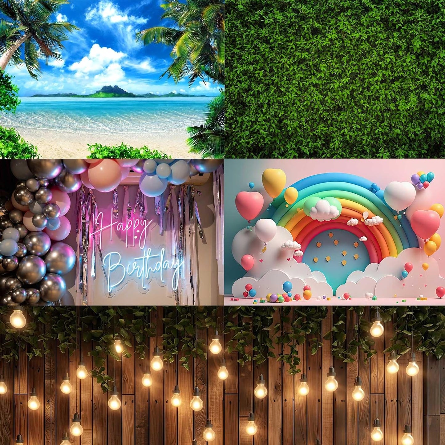 Reptile Habitat Backdrop Lush Tropical Plants and Rocks Terrarium Backdrop Dense Vegetation with Large Broad Leaves and Ferns Fish Tank Background Aquarium Wallpaper Poster Decor Vinyl 72x24in