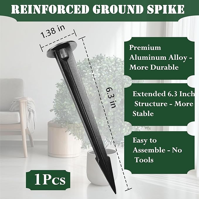 23.6 Inches Artificial Boxwood Topiary Ball Trees for Outdoor with Ground Spike, Faux Bushes UV Resistant Faux Greenery Shrubs, Fake Boxwood Plants for Indoor, Front Porch Decor, Garden, Yard