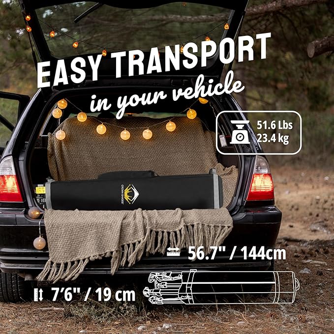 CROWN SHADES 12x12 Pop Up Canopy Tent Instant Commercial with 150D Silver Coated Fabric Including 1 Removable Sidewall, 4 Ropes, 8 Stakes, Weight Bags, STO 'N Go Bag, White