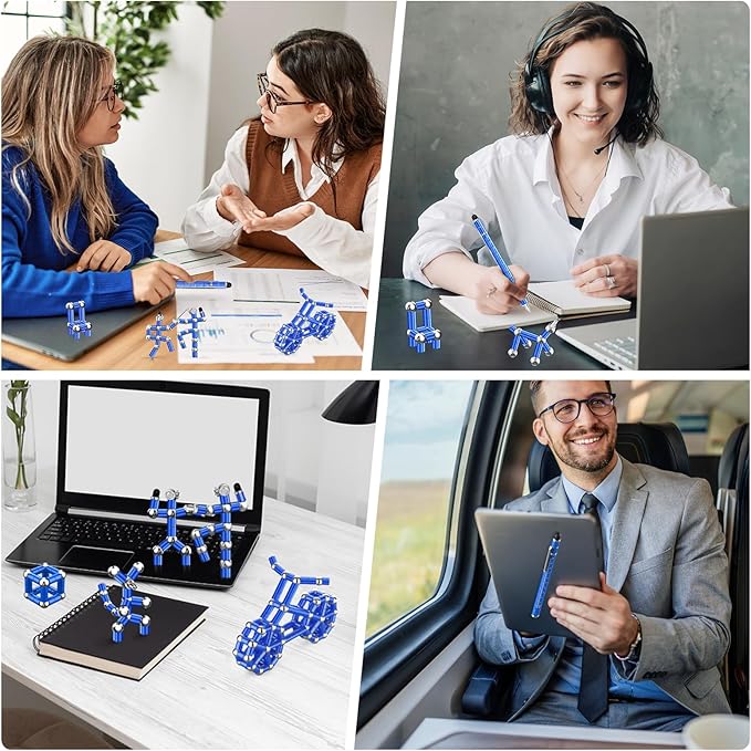 Gifts for Men Fidget Pen, Stocking Stuffers for Teen Boys, White Elephant Gifts for Adults, Anniversary Birthday Gift for Men Him Husband Teenage Boy Brother, Mens Gift for Christmas Multifunction Pen