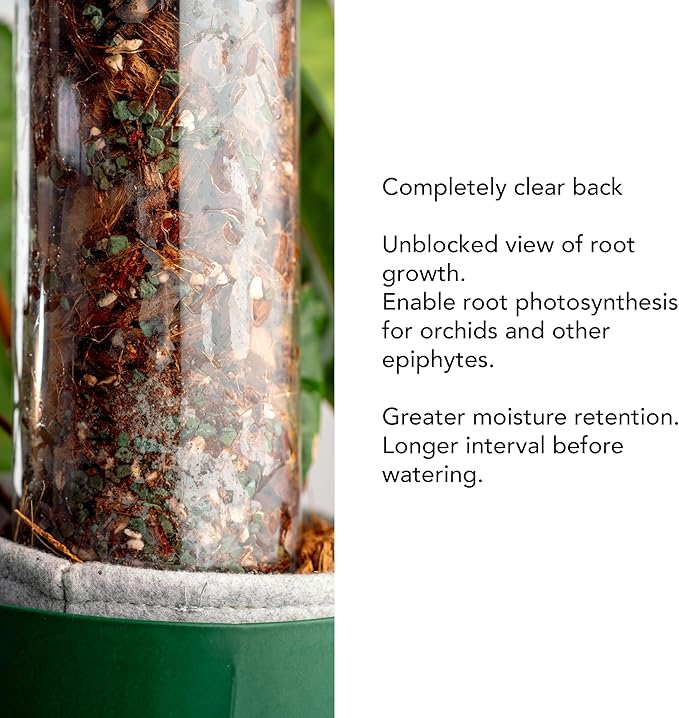 Plastic Moss Poles for Climbing Plants V3 Large 5 Pcs Front Opening Stackable Moss Pole Monstera Plant Support-Plant Climbing Pole, DIY Moss Pole for Plants Indoor, Plant Sticks Support by THICCLY