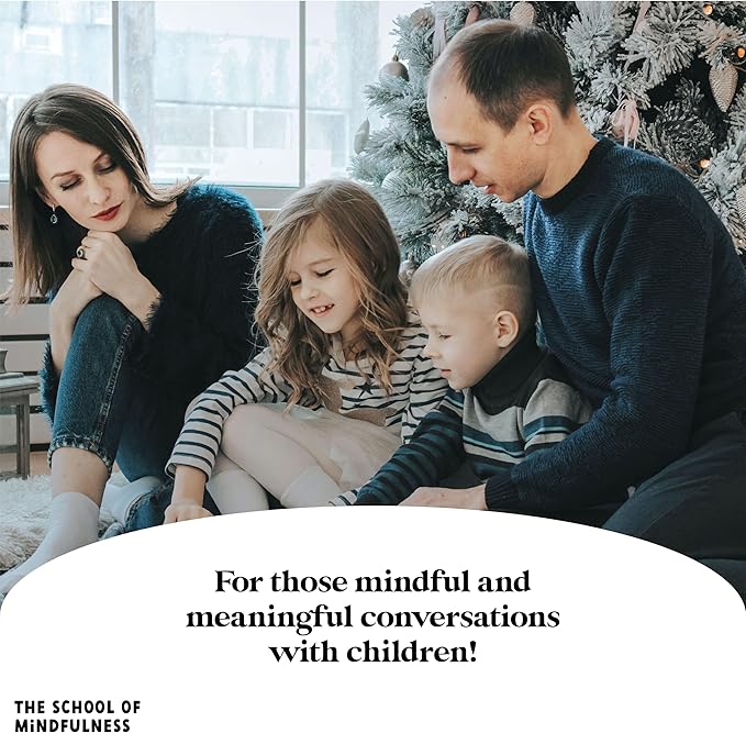 The School of Mindfulness- Mindfulness Game for Kids: Mindful Talk Cards for Children and Parents- for Authentic and Meaningful Conversationsā¦