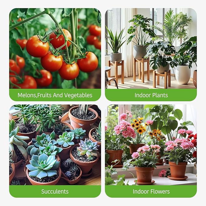 Clip Grow Light for Indoor Plants, Red Blue Spectrum Plant Growing Lamp with 3 Switch Modes,10-Level Dimmable,Auto ON & Off,3/9/12H Timer,Adjustable Gooseneck,1800 Lumen,Input Volateg 15W