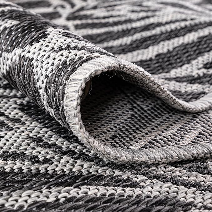 Keen Home Design Terrace Outdoor Area Rug - 10x14 Washable Indoor/Outdoor Rug for Patio, Kitchen, Balcony, Beach, Garden, Deck and Porch, Size: 10'x14'