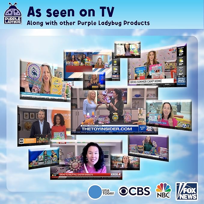 PURPLE LADYBUG Bendable Wax Craft Sticks for Kids - 15 Colors, 6&12 Inches, 150 Each - Kids Camping Essentials, Summer, Road Trip Activities, Travel Toys for Toddlers in Car, Airplane & Restaurant